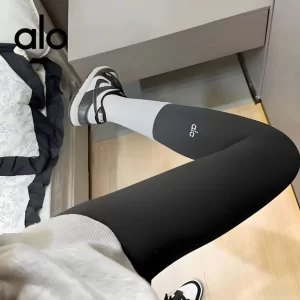 ALO Yoga 高腰九分小腳褲提臀緊身瑜伽跑步長褲