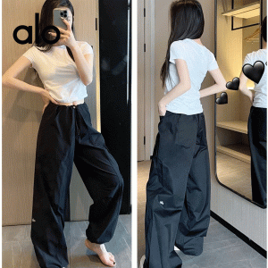 alo Yoga 美式傘兵工裝褲 寬鬆百搭速乾褲 男女同款