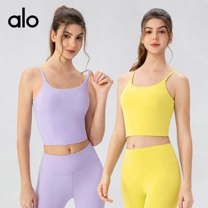 alo Yoga 裸感美背運動瑜伽背心 跑步健身吊帶文胸 BX42159