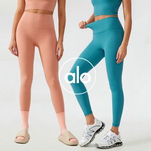 alo Yoga 收腹提臀運動長褲 裸感彈力跑步健身瑜伽褲