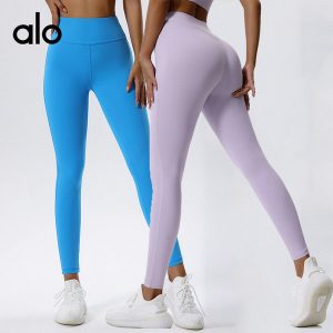 alo Yoga 裸感高腰瑜伽褲 提臀收腹緊身褲 運動長褲