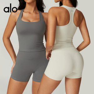 alo Yoga 工字美背運動背心 緊身速乾休閒跑步健身上衣 DBX8819