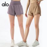 alo Yoga 假兩件運動短褲 防走光 跑步健身